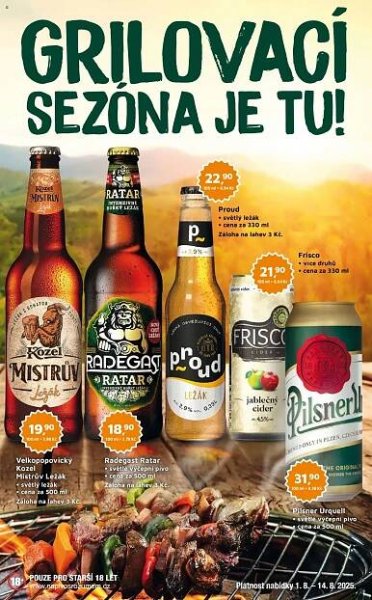 Můj obchod leták od 01.08.2025 | Strana: 2 | Produkty: Frisco, Kozel, Pilsner, Láhev