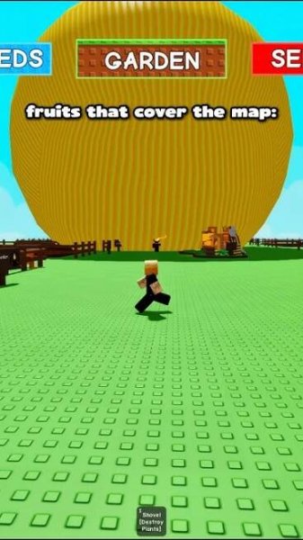 I found the biggest fruits that cover the entire Grow A Garden map #growagarden #roblox