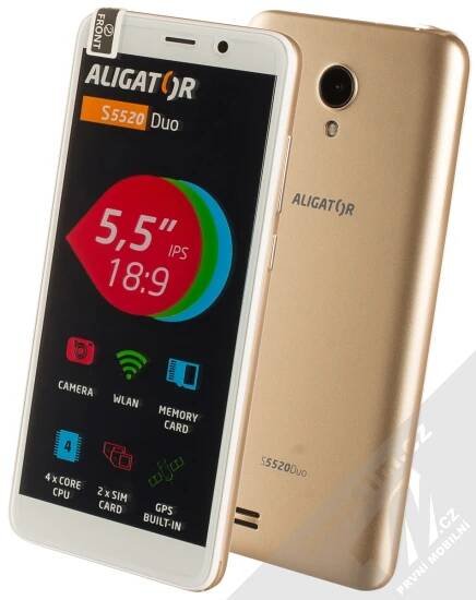 Aligator S5520 Duo zlatá (gold) | Aligator S5520 Duo zlatá (gold)