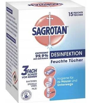 Hygienický ubrousek Sagrotan, Hygienické ubrousky na ruce, 12 kusů