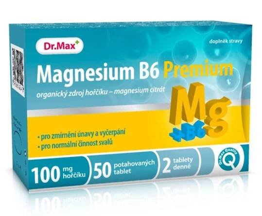 Dr. Max Magnesium B6 Premium 100 mg 50 tablet
