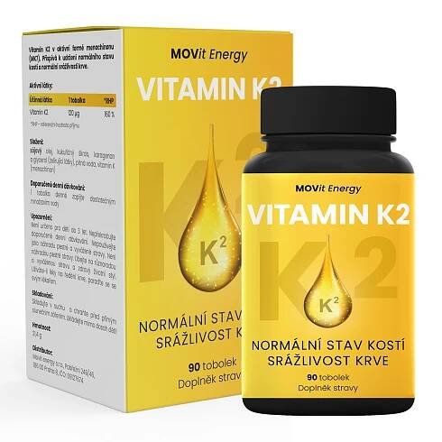 Kde koupit MOVit Vitamin K2 120 mcg 90 tobolek