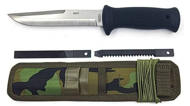 Armádní Uton vz. 75 s příslušenstvím, maskáčové pouzdro