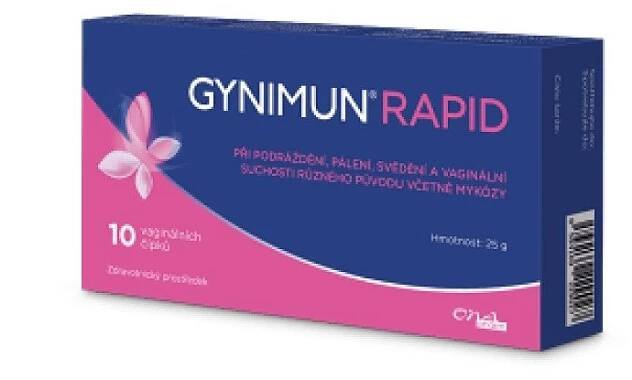 Gynimun Rapid 10 vaginálních čípků od 229 Kč