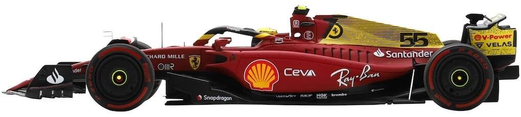Scuderia Ferrari F1-75 - No.55 Italian GP Carlos Sainz 1:43 LookSmart Model