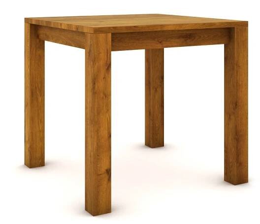 Dubové stoly | Dubový stůl 80 x 80 cm , jantarový | Kvalitní produkty za dostupné ceny - soudkovo.cz