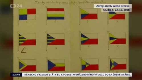 Vznik a proměny státních symbolů - 100 let státní vlajky