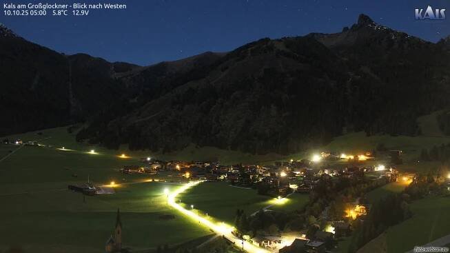 Kals am Großglockner - Blick nach Westen - Foto-Webcam.eu