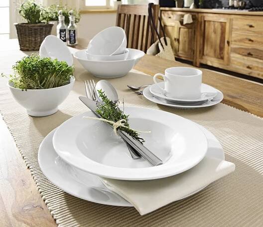 DEZERTNÍ TALÍŘEK, keramika, 19 cm - bílá, Basics, keramika (19cm) - Boxxx