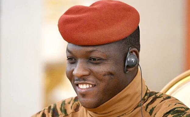 President of Burkina Faso Ibrahim Traore.