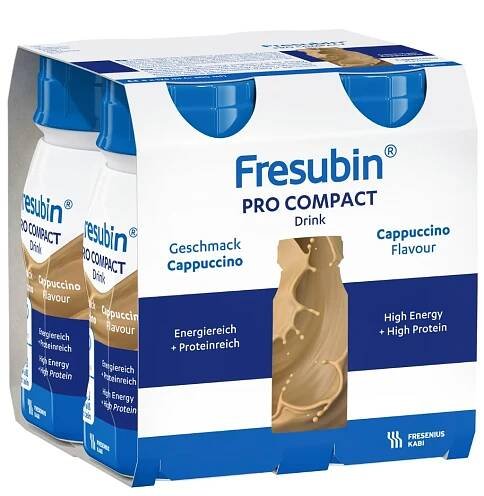 Fresubin PRO COMPACT DRINK s příchutí cappuccina 4x125 ml
