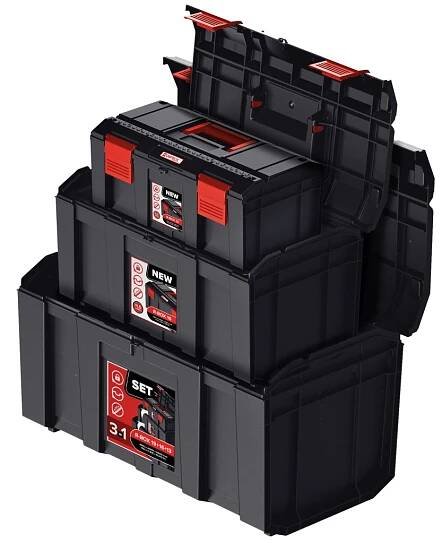 Kufr na nářadí 3 ks 13"+16"+19" 48,5x28,4x26,5 cm