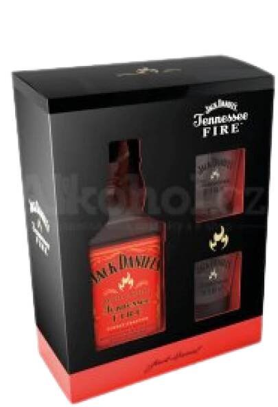Jack Daniel's Fire 0,7l 35% + 2x sklo GB
