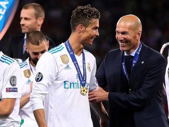 Zinedine Zidane ignores Cristiano Ronaldo when naming favourite Real Madrid players