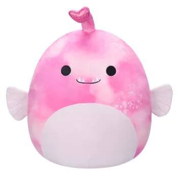 plyšák SQUISHMALLOWS Růžový ďas - Sy, 30 cm