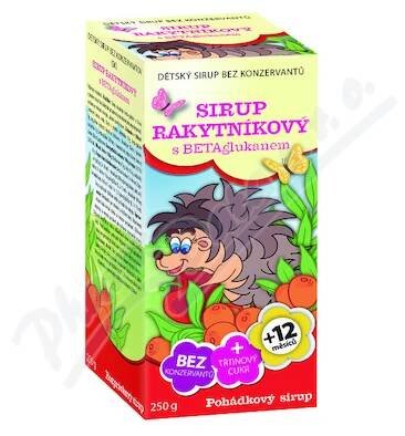 Pohádkový sirup Rakytníkový s BETAglukanem 250g