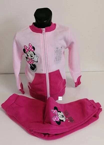 Dívčí tepláková souprava Minnie růžová