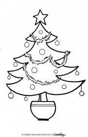 Jednoduchý vánoční stromek