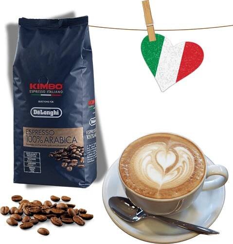 De'Longhi Kimbo Espresso 100% Arabica zrnková
