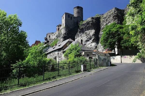 Ústí nad Labem hrad Střekov, ČR