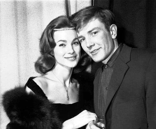 Field and her "Saturday Night and Sunday Morning" co-star Albert Finney.