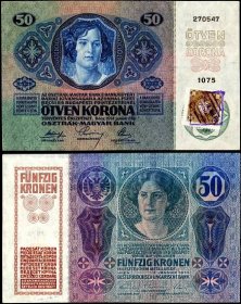 Rakouské peníze byly okolkovány v březnu 1919. Část jich také byla stažena z oběhu.
