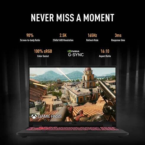 ASUS TUF Gaming A16 FA608WI-QT012W Jaeger Gray kovový