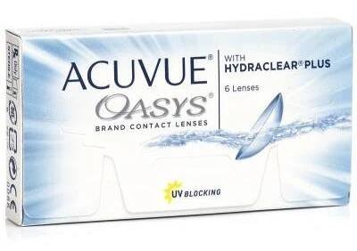 Johnson & Johnson Acuvue Oasys with Hydraclear Plus (6 čoček) - Zakřivení: 8.8, Dioptrie: -4.75, Průměr: 14.0