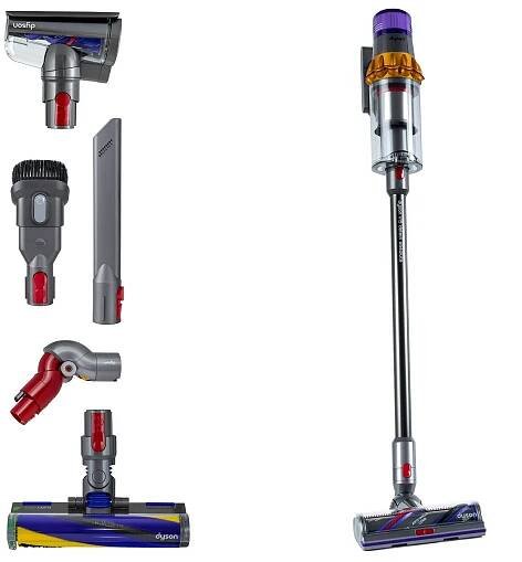 Tyčový vysavač Dyson V15 Detect Absolute stříbrná/šedá