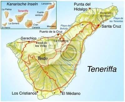 Mapa Tenerife