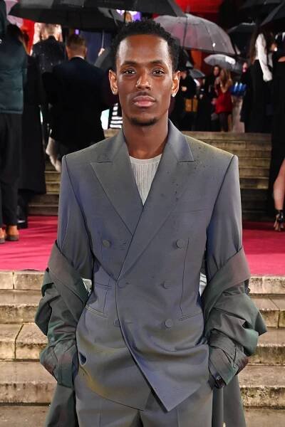 Micheal Ward at The Fashion Awards 2023.