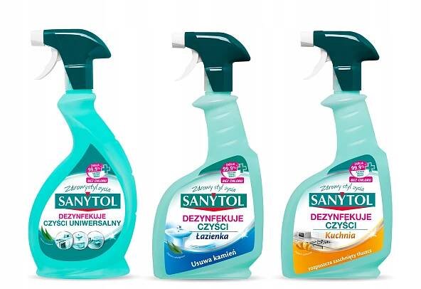 SANYTOL dezinfekční univerzální čistič sprej 500ml Eukalyptus