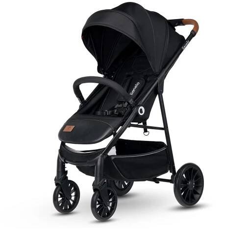 Lionelo Zoey Kočárek s polohováním do lehu Kočárek Black Náhled obrázku produktu 2