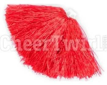 POMPON 30 cm červený jednobarevný 200g