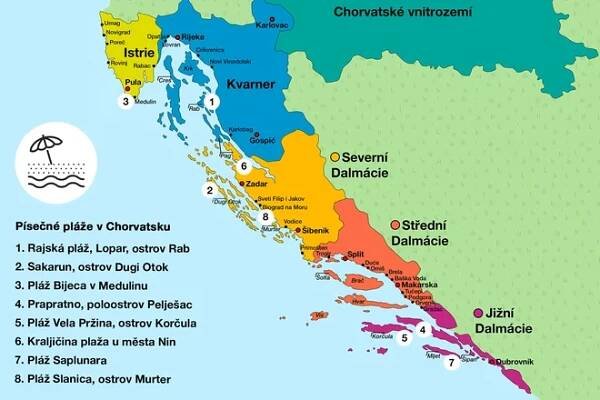Nejhezčí pláže v Chorvatsku: písečné i oblázkové | Slevomat.cz