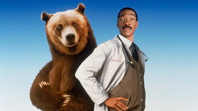Záběry z filmu Dr. Dolittle - v hlavní roli Eddie Murphy