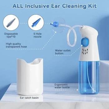 Ear Cleaner Odstraňovač ušního mazu, Qimic sada na odstranění ušního mazu, čistič uší, výplach uší