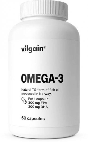 Vilgain Omega-3 60 kapslí