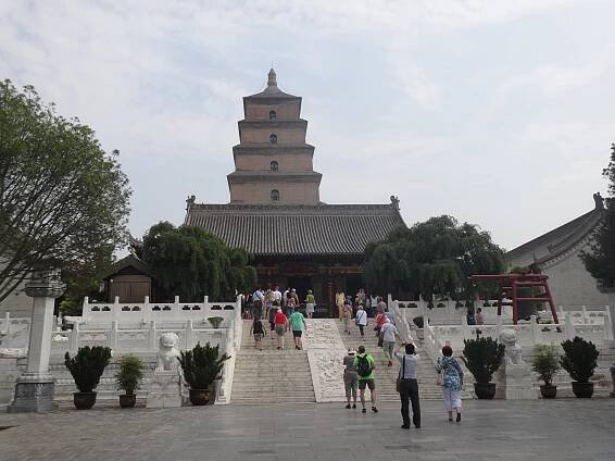 Xi-an Velká pagoda divokých... - Klášter