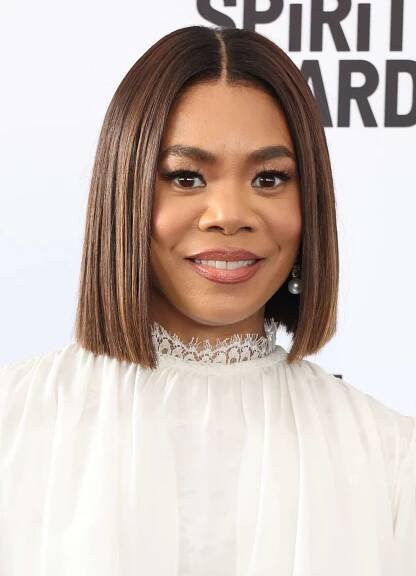 Regina Hall wearing a short, blunt bob
