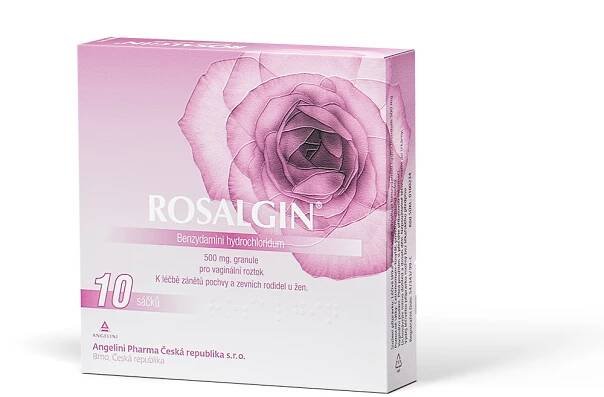 ROSALGIN Prášek pro poševní roztok 10 sáčků