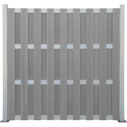 OBI Plotový prvek WPC/ALU světle šedý 180 x 180 cm nakoupit u OBI
