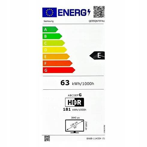 Televizor 55 Samsung QE55QN70F Smart TV Tizen