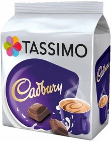 Kapsle TASSIMO CADBURY 8 čokoláda na pití