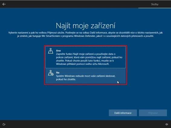 najít moje zařízení po instalaci Windows 11