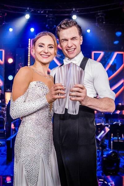 Vítězové StarDance 2024 Oskar Hes a Kateřina Bartuněk Hrstková