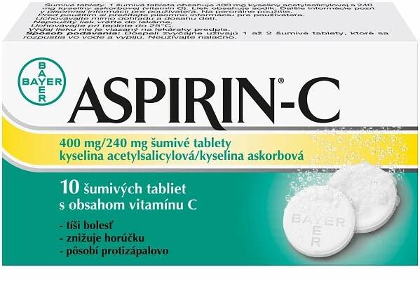 ASPIRIN-C 10 šumivých tabliet