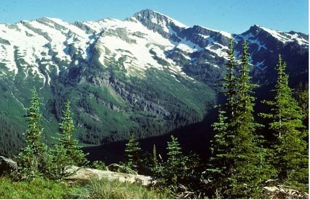 Swan Peak, Swan Range, Bob Marshall Wilderness, Flathead NF, Montana. Photo © George Wuerthner 