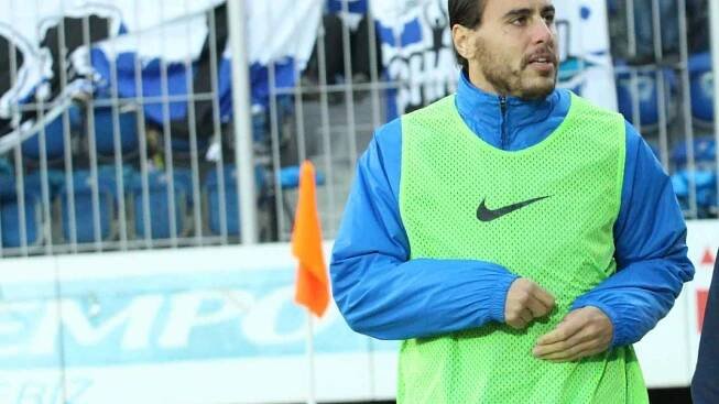 Obránce Tomáš Rada má nyní ve Slovácku outfit náhradníka. Na další šanci v základní sestavě čeká. 