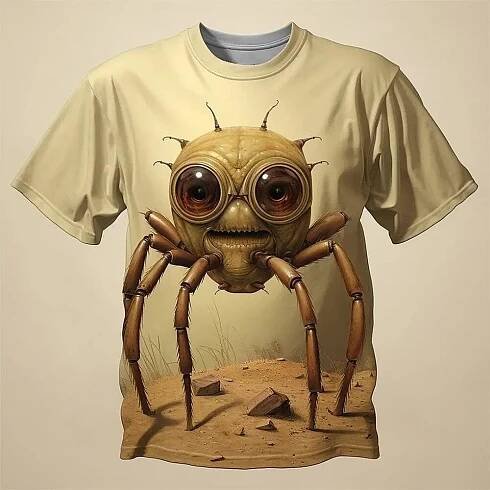 Módní tričko s 3D potiskem Spider pro muže Legrační vzor lebky Trička nadměrné velikosti Léto Ležérní Pulovry s výstřihem do O Krátký rukáv